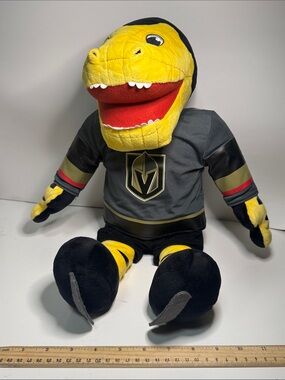 Vegas Golden Knights Yellow & Black Reptile Mascot Plush chance 1 18 inches